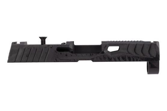 Norsso P320 Compact Bull Barrel Reptile KP includes a black finished slide